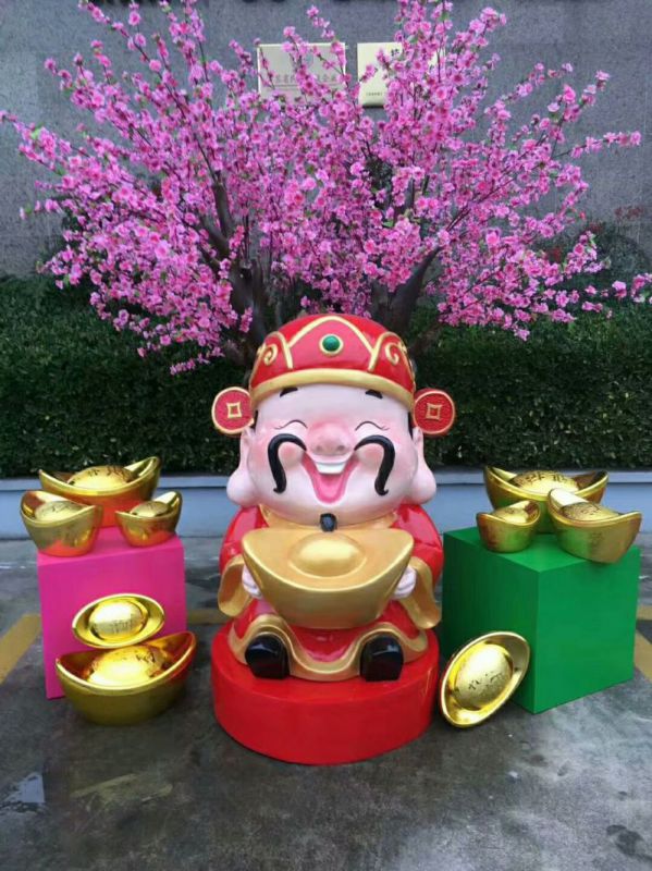 抽象小猪佩奇雕塑 店门口彩绘雕塑 步行街摆件