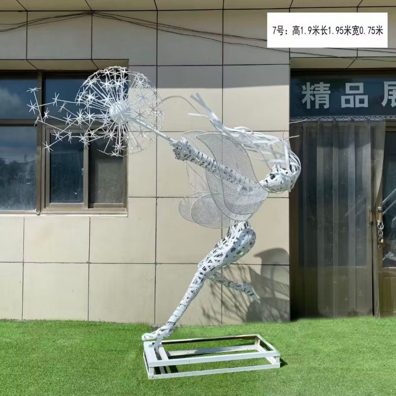 花仙子精灵雕塑,镂空工艺制作,抽象卡通雕塑制作 花仙子精灵雕塑,镂空工艺制作,抽象卡通雕塑制作