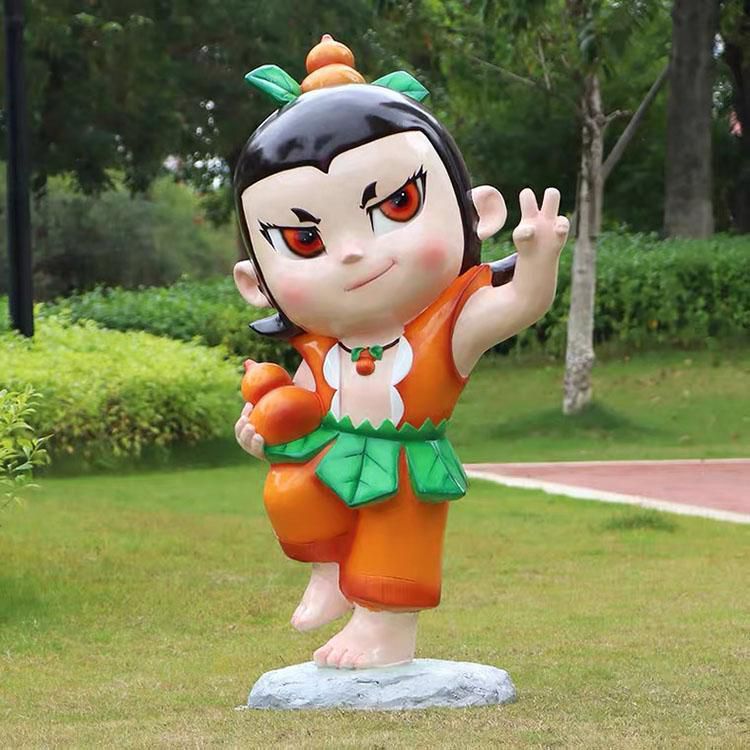 户外葫芦娃雕塑 喷漆卡通雕塑 灯光动漫雕塑 户外葫芦娃雕塑 喷漆卡通雕塑 灯光动漫雕塑