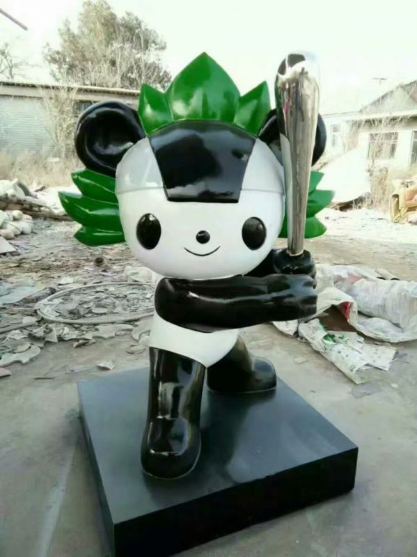 户外福娃雕塑 喷漆景观体育雕塑 彩绘奥运雕塑 户外福娃雕塑 喷漆景观体育雕塑 彩绘奥运雕塑