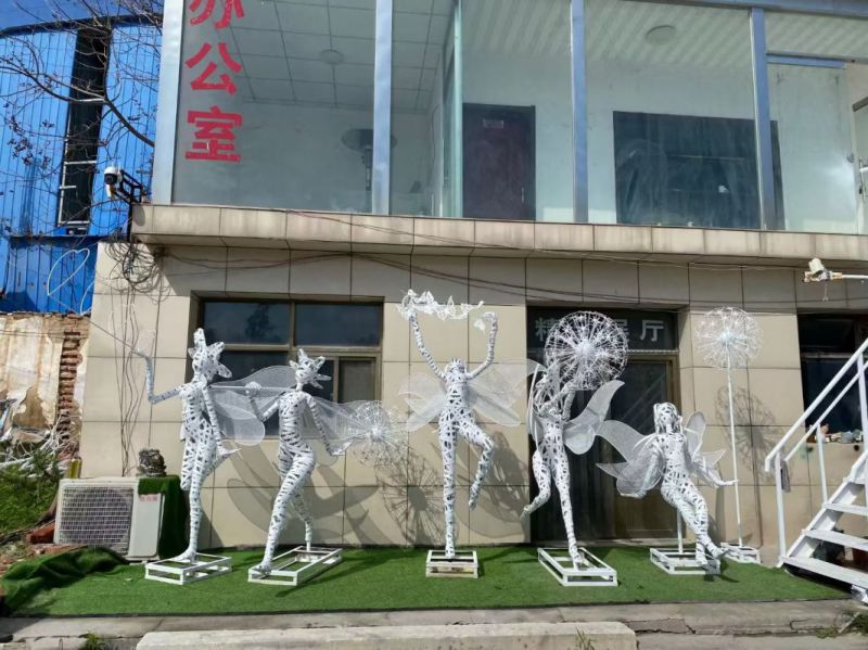 景观小精灵雕塑 烤漆大型卡通雕塑 镂空动漫雕塑 景观小精灵雕塑 烤漆大型卡通雕塑 镂空动漫雕塑
