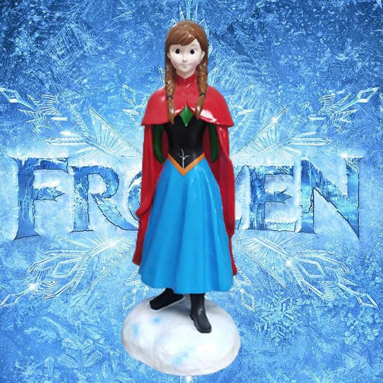 冰雪奇缘雕塑 庭院彩绘雕塑 田间小品
