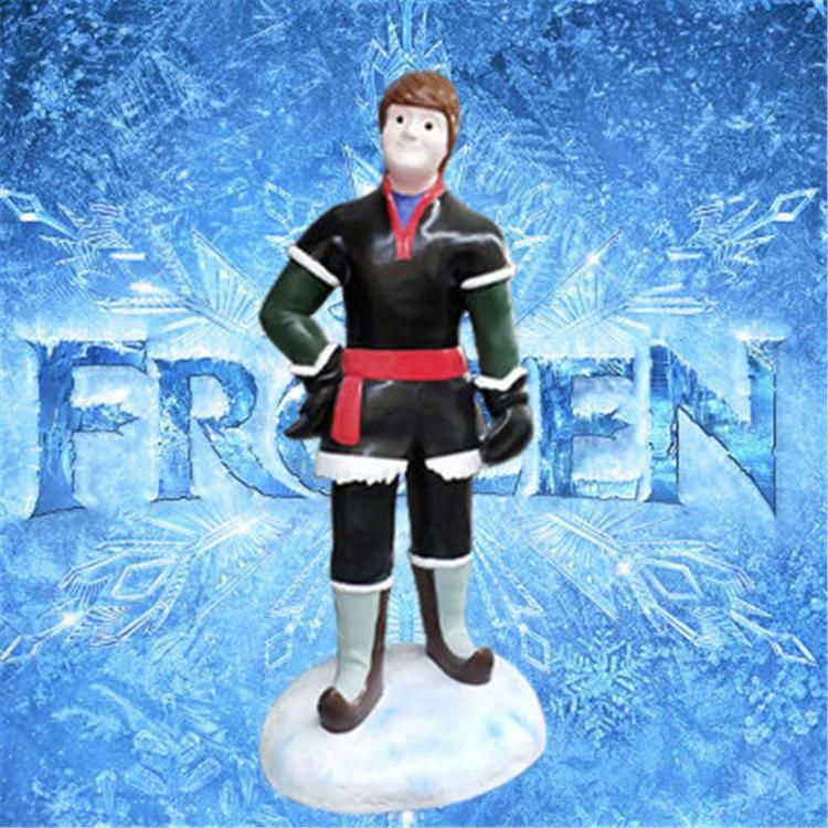 抽象冰雪奇缘雕塑 店门口彩绘雕塑 步行街摆件 抽象冰雪奇缘雕塑 店门口彩绘雕塑 步行街摆件
