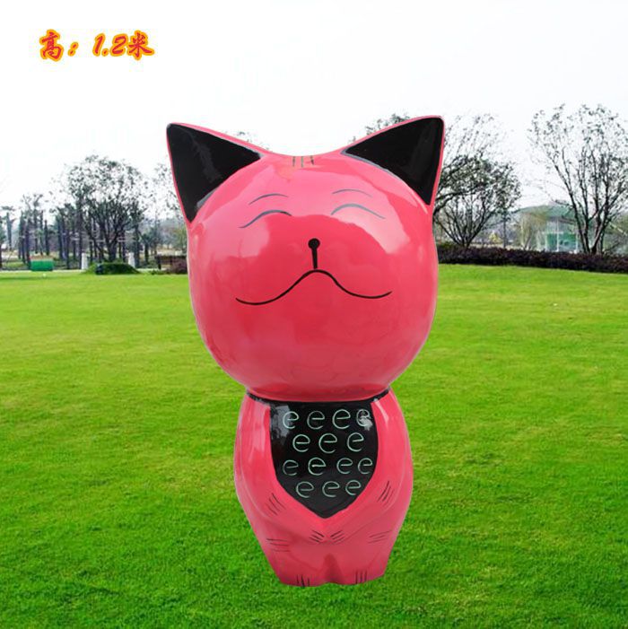 酒店机器猫雕塑 庭院卡通雕塑 彩绘小品 酒店机器猫雕塑 庭院卡通雕塑 彩绘小品