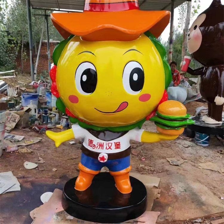 售楼处玩偶雕塑 商业街雕塑 卡通摆件